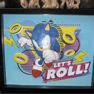 Sonic the Hedgehog Framed Art